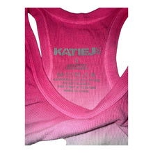 Katie J NYC Livi tween girls ribbed dip dye racerback crop tank S(7-8)