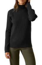 Faherty women’s Jackson ribbed mock neck sweater XS