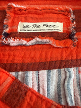 We The Free x Free People women’s Lisbon yarn dyed striped blouse XS NEW