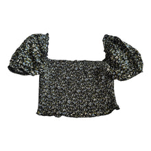 Whiteroom and Cactus women’s ditsy floral cropped smocked top S