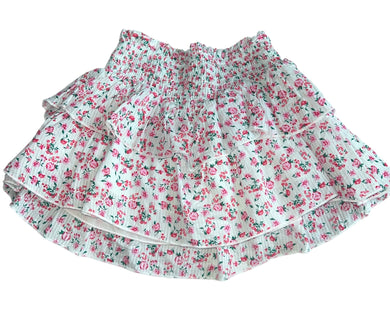 Katie J NYC tween girls Brooke floral skirt M(10)