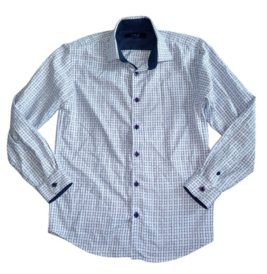 L&Z Royal boys woven button down dress shirt 16