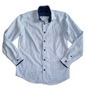 L&Z Royal boys woven button down dress shirt 16