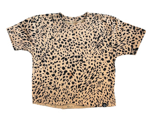 Treasure & Bond girls brushstroke cropped tee S(7-8)