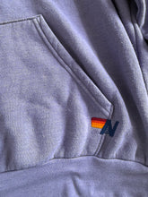 Aviator Nation purple relaxed logo hoodie sweatshirt S