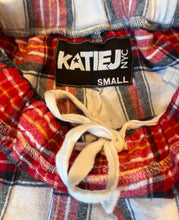 Katie J NYC tween girls Bree plaid sleep/lounge pants S(7-8)