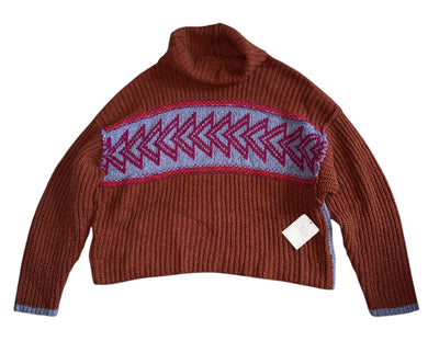 Free People women’s Greater Than cowl neck sweater XS NEW