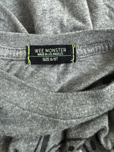 Wee Monster boys Wild Cat graphic ringer tee shirt 6/6T