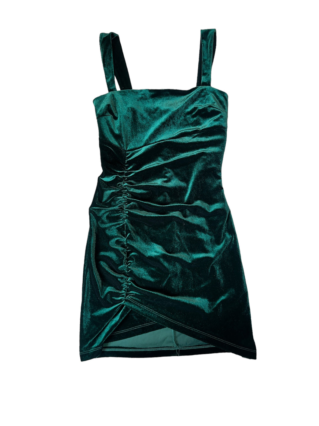 Windsor Junior/women’s ruched velvet cocktail dress M