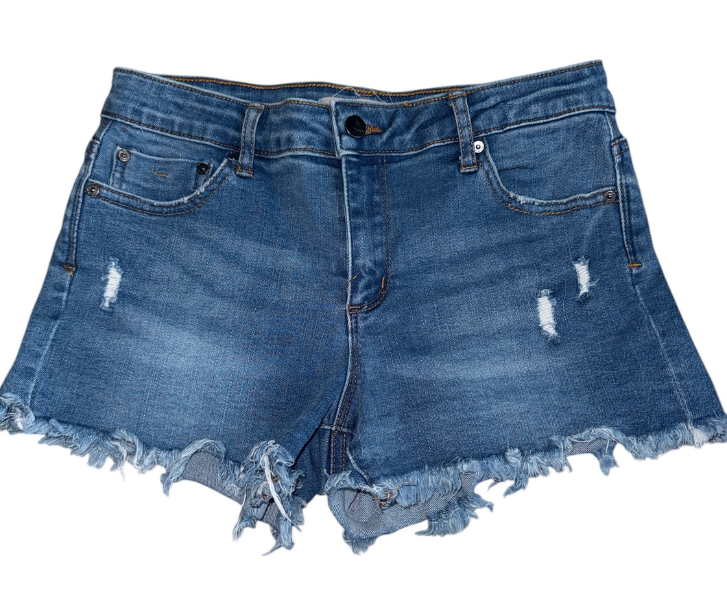 Tractr girls ripped cutoff jean shorts 14
