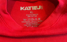 Katie J NYC tween girls cropped long sleeve thermal top XL(14)