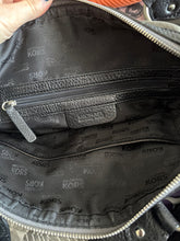 Michael Kors Saratoga leather and suede satchel bag 15”x9”x6.5”