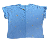 Vintage Havana girls cropped embroidered sunflower tee M(10-12) NEW