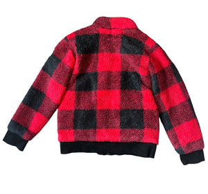 Appaman Kids Buffalo check fleece jacket 8