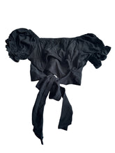 Katie J NYC junior women’s Chase cropped wrap top XS