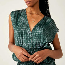 Free People women’s 2pc Dreambound silky blouse & skirt set XS