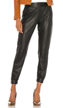 Commando women’s faux leather jogger pants L