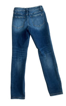Mica women’s exposed button fly slim straight jeans 26