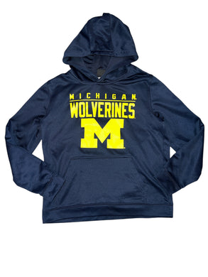 Gen 2 boys Michigan Wolverines pullover tech fleece hoodie L(14-16)