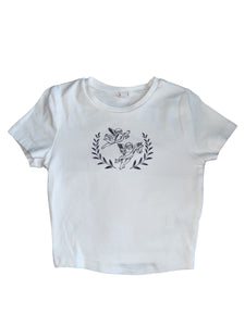Garage women’s cropped Angel graphic tee XS