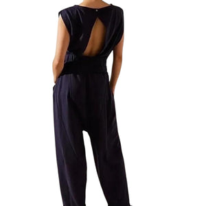 Free People Beach women’s open back harem jumpsuit XS