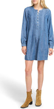 Faherty women’s Tried & True Isha long sleeve denim dress XS