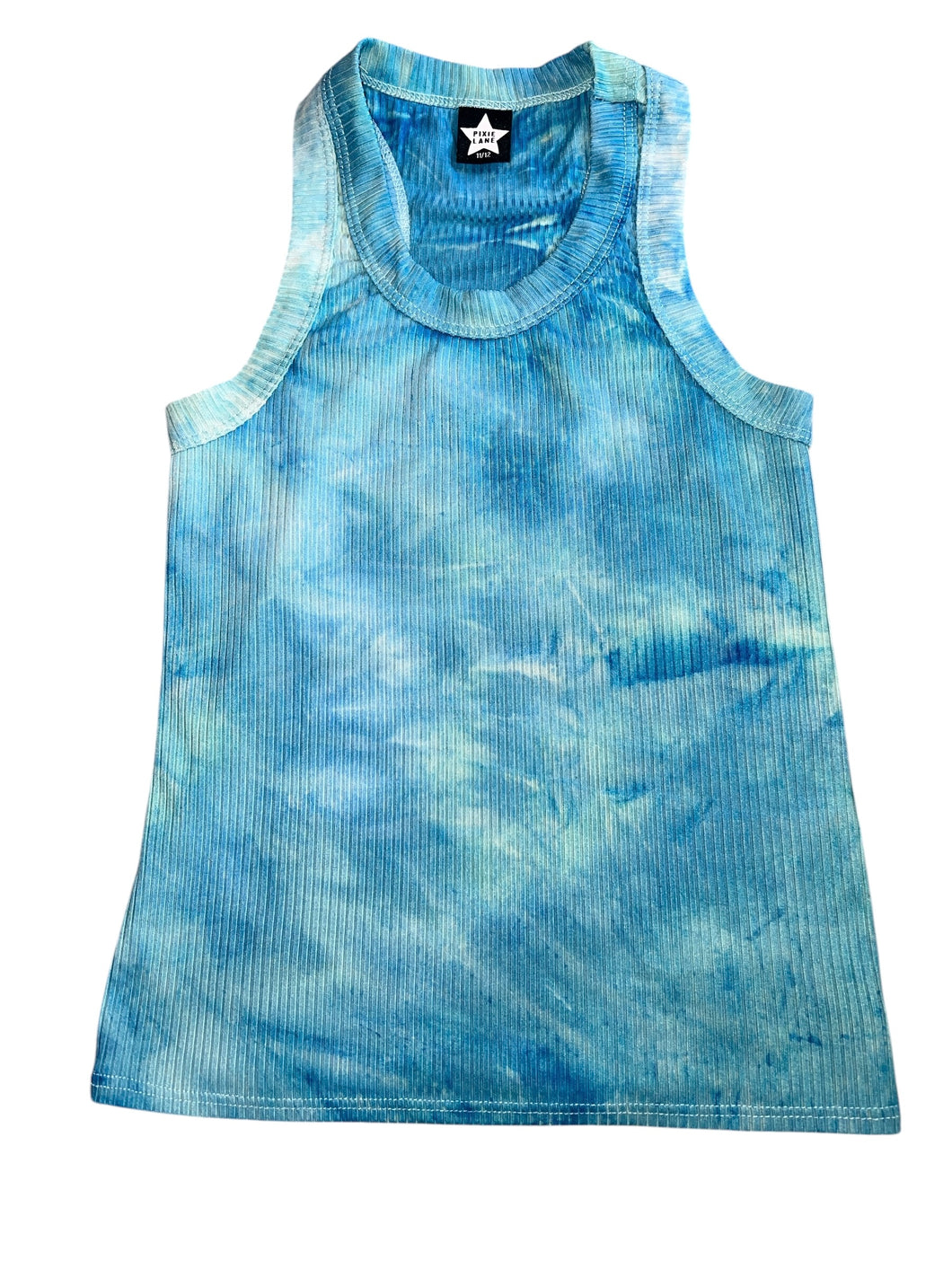 Pixie Lane girls ribbed racerback tank top 11-12