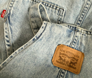 Levi’s girls denim jumper overall dress 7