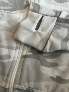 T2 Love girls rainbow stripe camo zip hoodie 12
