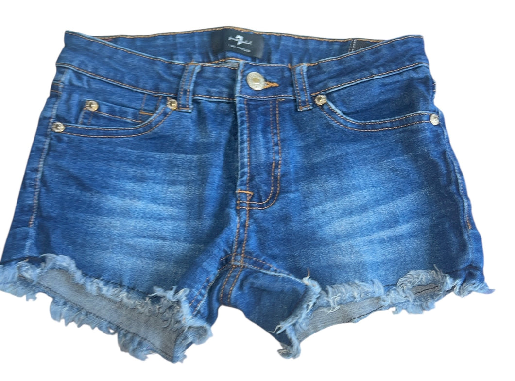 Seven 7 For All Mankind girls cutoff jean shorts 12
