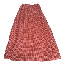 Rhythm women’s checkered Kirra maxi skirt sz 2