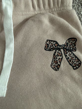 Pixie Lane girls wide leg leopard bow sweatpants 14 NEW