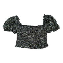 Whiteroom and Cactus women’s ditsy floral cropped smocked top S