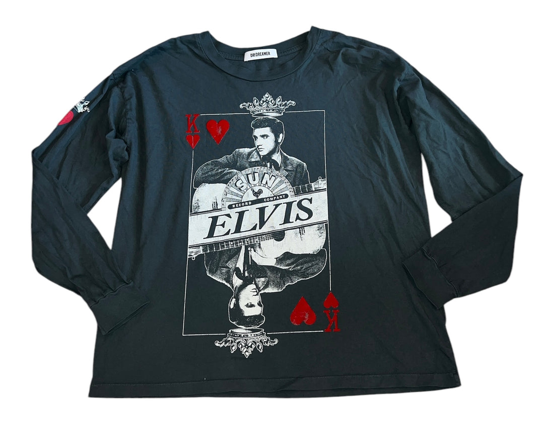 Daydreamer LA women’s Sun Records x Elvis king of hearts top XS