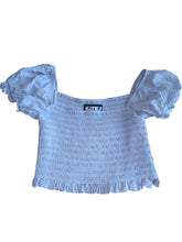 Katie J NYC tween girls Marlee smocked top XL(14)