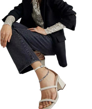 Free People women’s Parker chain heeled sandals 7.5 NEW WITHOUT BOX