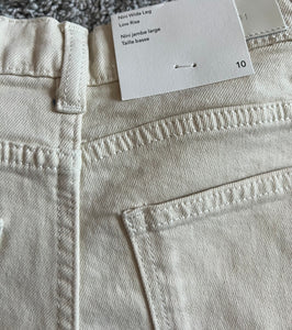 DL1961 girls Nini wide leg low rise jeans 10 NEW