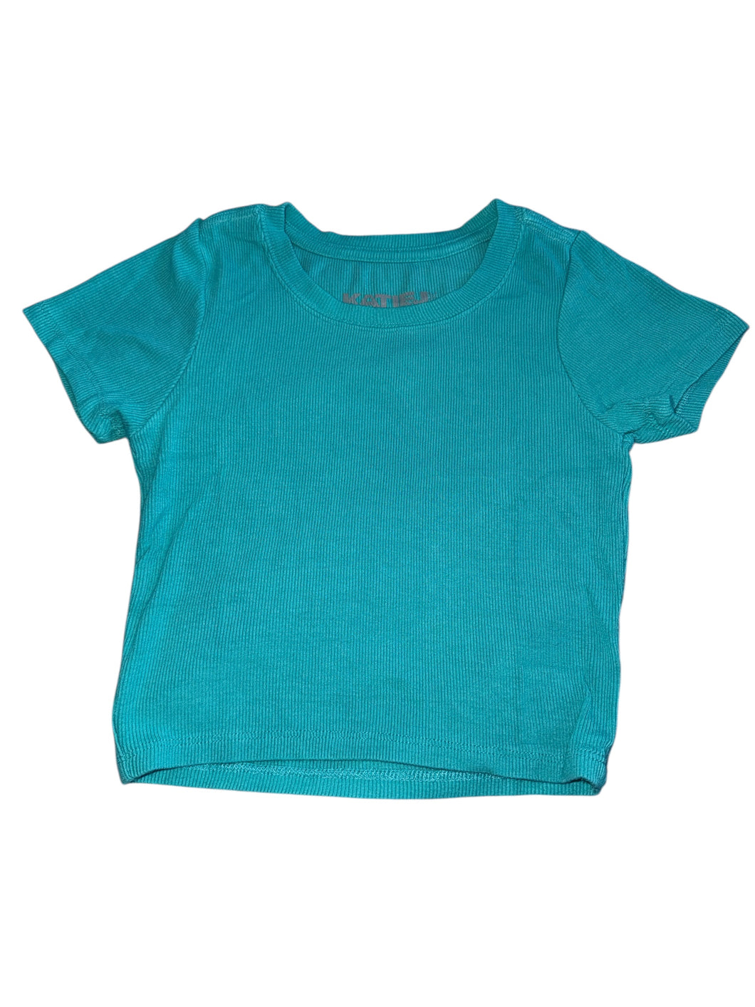 Katie J NYC Livi tween girls ribbed cropped tee L(12)