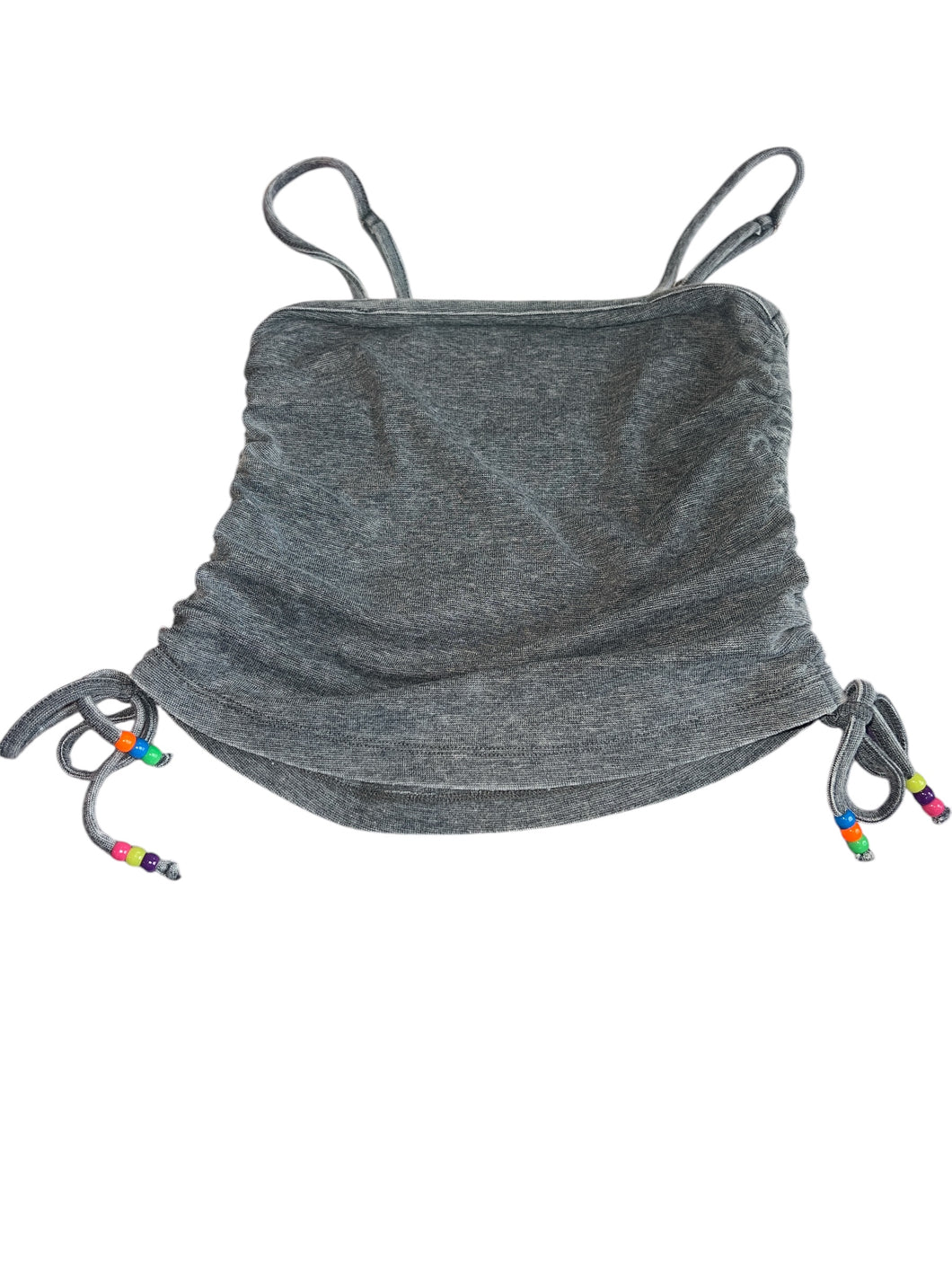 Before Sundown by Splendid girls beaded cinched cropped cami L(12)