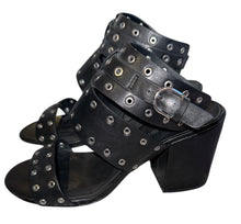 Rebecca Minkoff women’s Carter grommet sandal heels 6m