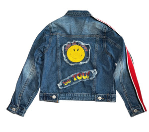 Truly Me girls Just Be Happy Be You jean jacket 7