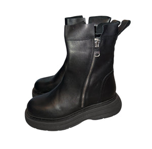 Free People women’s Mara zip up combat boots 37(6.5)