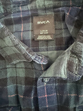 RVCA boys Blues Walk Cord button down top L(14) NEW