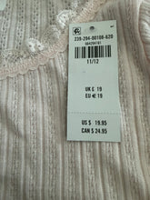Abercrombie girls lace trim knit top 11-12 NEW