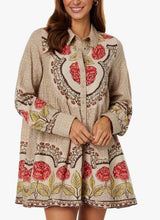 Free People women’s Smell The Roses snap up mini dress XS