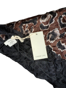 Chan Luu 100% silk animal print scarf 38” x 38” NEW