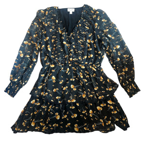 Allison New York women’s floral button dress L
