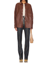 Free People Easy Rider faux leather shacket XS NEW