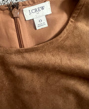J Crew women’s faux suede drop waist dress 0