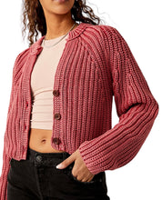 Free People women’s Sweet Nothing cropped sweater cardigan XS